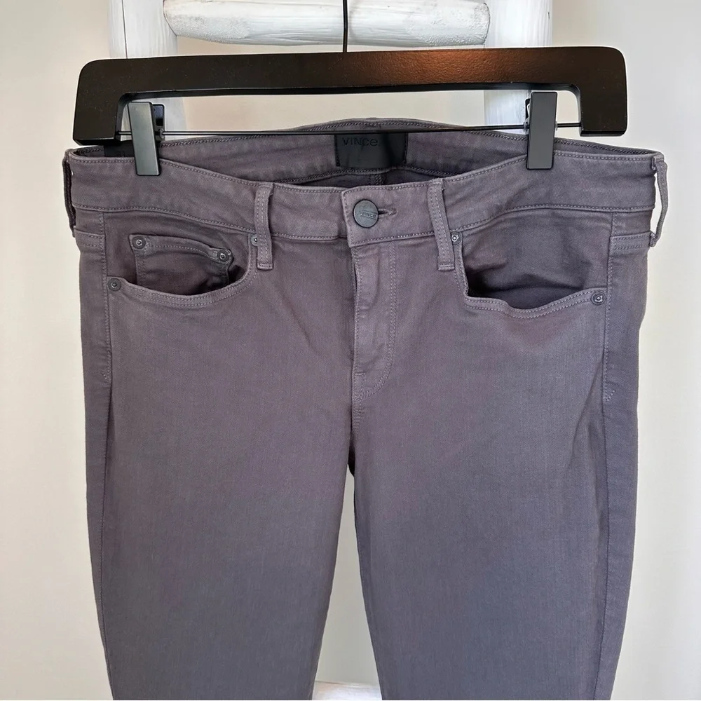 Vince Women’s Riley Legging Denim Jeans Charcoal Grey SZ 31